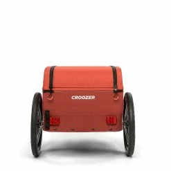 Remorque Vélo Utilitaire Cargo Kalle Croozer 92 Litres -Promos Accessoires guidon Magasin Remorque velo cargo Croozer kalle rouge 3