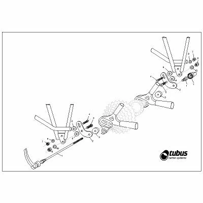 Adaptateur De Fixation Porte-bagage Sur Cadre Sans Oeillet Tubus 3 Adaptateur De Fixation Porte-bagage Sur Cadre Sans Oeillet Tubus – Image 3