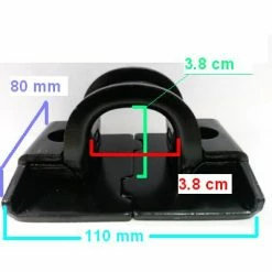 Abus Anneau Fixation Sol Et Mur Pour Vélo -Promos Accessoires guidon Magasin anneau fixation sol et mur pour velo full 3