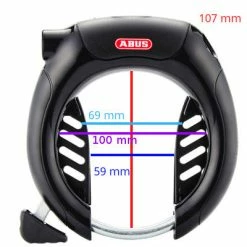 Antivol De Cadre Vélo Pro Shield Plus 5950 NR Abus -Promos Accessoires guidon Magasin antivol de cadre velo pro shield plus 5950 nr abus full 6