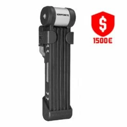 Antivol Pliable Kryptonite Avec Support Sur Cadre Vélo 610 S