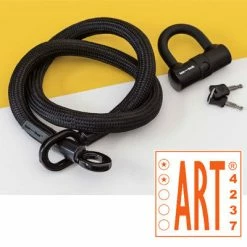 Antivol Tex-Lock Eyelet M 120 Cm Certifié Sold Secure Et ART2