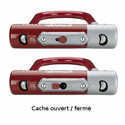 Antivol Vélo Kryptolok Mini 7 Rouge - Kryptonite 2 Antivol Vélo Kryptolok Mini 7 Rouge - Kryptonite – Image 2