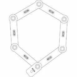 Antivol Vélo U Pliant à Clef Noir UGrip Bordo 5700 ABUS -Promos Accessoires guidon Magasin antivol velo u pliant a clef noir ugrip bordo 5700 abus full 4