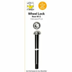 Antivol Pour Roues Avant Et Arrière à Axe Traversant M12 Pinhead -Promos Accessoires guidon Magasin axe antivol traversant roue arriere m12 142 1.5