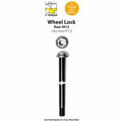 Antivol Pour Roues Avant Et Arrière à Axe Traversant M12 Pinhead -Promos Accessoires guidon Magasin axe antivol traversant roue arriere m12 162 1.5