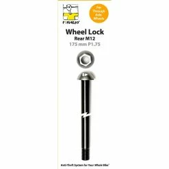 Antivol Pour Roues Avant Et Arrière à Axe Traversant M12 Pinhead -Promos Accessoires guidon Magasin axe antivol traversant roue arriere m12 175 1.75