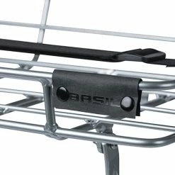 Porte-bagage Avant Aluminium Avec Rebords Portland Basil -Promos Accessoires guidon Magasin basil portland porte bagage avant chrome 2