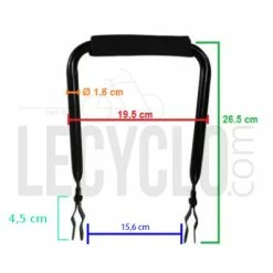 Dossier Pour Siège Enfant Sur Porte-bagage De Vélo - Hooodie 9 Dossier Pour Siège Enfant Sur Porte-bagage De Vélo - Hooodie -Promos Accessoires guidon Magasin dossier pour siege enfant sur porte bagage de velo hooodie full 4
