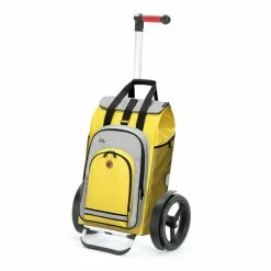 Andersen Panier à Provision Tura Avec Sac Isotherme Hydro -Promos Accessoires guidon Magasin panier a provision tura avec sac isotherme hydro jaune