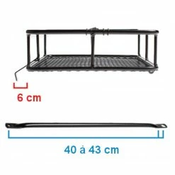 Panier Fixe Avant Pour Vélo Noir Take Away BLB -Promos Accessoires guidon Magasin panier fixe avant pour velo noir take away blb full 6