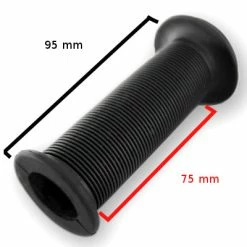 Point Poignées Noires Pour Vélo Enfant 95 Mm 5 Point Poignées Noires Pour Vélo Enfant 95 Mm -Promos Accessoires guidon Magasin poignees noires pour velo enfant 95 mm full 3