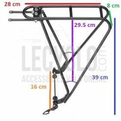 Porte-bagage Arrière De Vélo 26 Pouces TUBUS - DISCO 5 Porte-bagage Arrière De Vélo 26 Pouces TUBUS - DISCO -Promos Accessoires guidon Magasin porte bagage arriere de velo 26 pouces tubus disco full 3