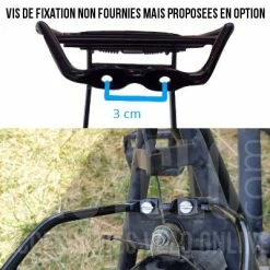 Point Porte Bagage Arrière Noir Pour Vélo 26 Pouces -Promos Accessoires guidon Magasin porte bagage arriere noir pour velo 26 pouces full 3