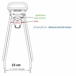 Porte Bagage Arrière Pour Vélo Avec Fixation Racktime Tourit -Promos Accessoires guidon Magasin porte bagage arriere pour velo avec fixation racktime tourit full 3