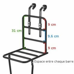 Porte Bagage Avant Large Du Vélo BASIL 7 Porte Bagage Avant Large Du Vélo BASIL -Promos Accessoires guidon Magasin porte bagage avant large du velo basil full 4