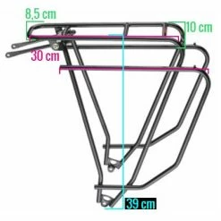 Porte Bagage De Vélo TUBUS Logo Evo Noir -Promos Accessoires guidon Magasin porte bagage de velo tubus logo evo noir full 4