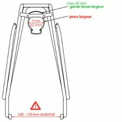 Porte Bagage De Vélo TUBUS Logo Evo Noir -Promos Accessoires guidon Magasin porte bagage de velo tubus logo evo noir full 6