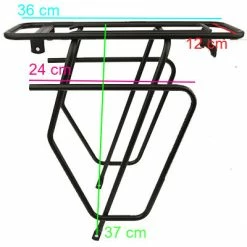 Porte-bagages Arrière Jusqu'à 25 Kg Tublic Slim Steco 5 Porte-bagages Arrière Jusqu'à 25 Kg Tublic Slim Steco -Promos Accessoires guidon Magasin porte bagages arriere jusqu a 25 kg tublic slim steco full 3