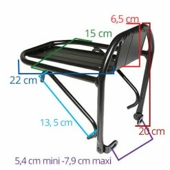Brandless Porte-bagages Vélo Avant 26 à 29 Pouces Sur Tasseaux De Freins 9 Brandless Porte-bagages Vélo Avant 26 à 29 Pouces Sur Tasseaux De Freins -Promos Accessoires guidon Magasin porte bagages velo avant 26 a 29 pouces sur tasseaux de freins full 4