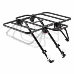 Newton Porte-bagages Vélo Avant à Plateforme Avec Côtés Rabattables