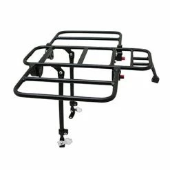 Newton Porte-bagages Vélo Avant à Plateforme Avec Côtés Rabattables -Promos Accessoires guidon Magasin porte bagages velo avant a plateforme avec cotes rabattables full 3