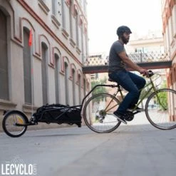 Brandless Remorque De Vélo Mono Roue Sur Tige De Selle Avec Sac étanche -Promos Accessoires guidon Magasin remorque de velo mono roue sur tige de selle avec sac etanche full 5