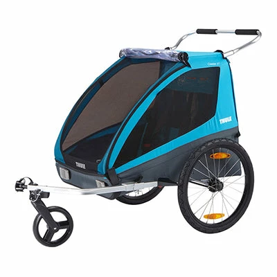 Remorque Poussette 2 Enfants Pour Vélo Thule Chariot Coaster XT 1 Remorque Poussette 2 Enfants Pour Vélo Thule Chariot Coaster XT