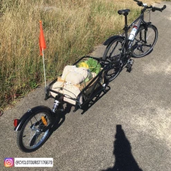 Brandless Remorque Vélo Mono Roue Avec Amortisseur -Promos Accessoires guidon Magasin remorque velo cylotourist176679