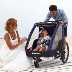 Remorque Vélo Enfant 2 Places Pliable Avec Suspension Polisport 10 Remorque Vélo Enfant 2 Places Pliable Avec Suspension Polisport -Promos Accessoires guidon Magasin remorque velo enfant 2 places pliable avec suspension polisport full 5