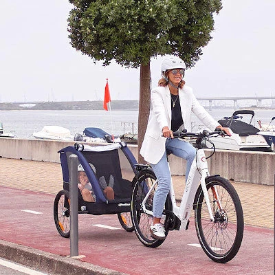 Remorque Vélo Enfant 2 Places Pliable Avec Suspension Polisport 6 Remorque Vélo Enfant 2 Places Pliable Avec Suspension Polisport – Image 6