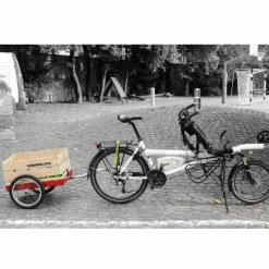 Remorque Vélo Plateau Pour Bagages Hinterher -Promos Accessoires guidon Magasin remorque velo plateau pour bagages hinterher full 6