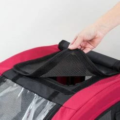 Remorque Vélo Pour Chien De Moins De 22 Kg - Trixie -Promos Accessoires guidon Magasin remorque velo pour chien de moins de 22 kg trixie full 3