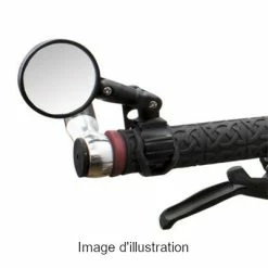 M-Wave Rétroviseur Vélo Articulé Miroir Convexe 4,7 Cm -Promos Accessoires guidon Magasin retroviseur velo articule miroir convexe 4 7 cm full 3