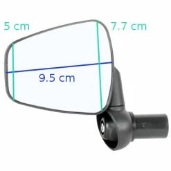 ZEFAL Rétroviseur Vélo Gauche Grand Miroir Dooback 2 Zéfal 9 ZEFAL Rétroviseur Vélo Gauche Grand Miroir Dooback 2 Zéfal -Promos Accessoires guidon Magasin retroviseur velo gauche grand miroir dooback 2 zefal full 4