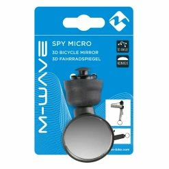 Rétroviseur Vélo Sur Embout De Cintre Spy Micro M-Wave 9 Rétroviseur Vélo Sur Embout De Cintre Spy Micro M-Wave -Promos Accessoires guidon Magasin retroviseur velo micro spy m wave packaging