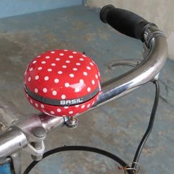 Sonnette De Vélo Big Bell Polkadot 80 Mm - Basil 6 Sonnette De Vélo Big Bell Polkadot 80 Mm - Basil -Promos Accessoires guidon Magasin sonnette de velo big bell polkadot 80 mm basil full 3