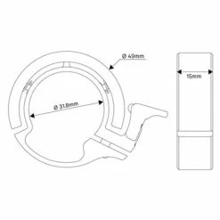 Sonnette Pour Vélo Classic Or Large Knog Oi -Promos Accessoires guidon Magasin sonnette pour velo classic or large knog oi full 5