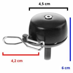 Widek Sonnette Vélo Design 45 Mm Noire Paperclip 5 Widek Sonnette Vélo Design 45 Mm Noire Paperclip -Promos Accessoires guidon Magasin sonnette velo design 45 mm noire paperclip full 3