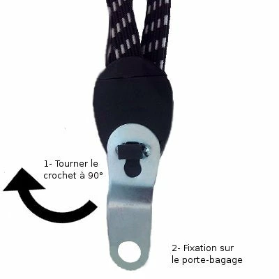 Maxxus Tendeur Double Crochets Pour Porte Bagage De Vélo 2 Maxxus Tendeur Double Crochets Pour Porte Bagage De Vélo – Image 2